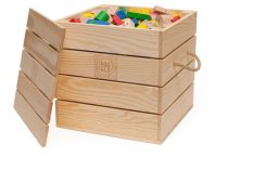 Klocki drewniane Giga Colour 300szt
