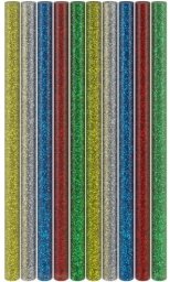 Beast Tygle klej na gorąco 11 mm, 5 kolorów brokatowych, 10 szt.