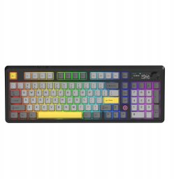 Klawiatura gamingowa mechaniczna AK980-V2 Gift switches-Black-Model-With-Screen RGB