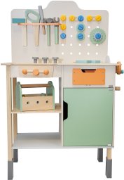 Drewniany warsztat Majsterek stolik narzędziowy
