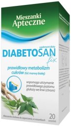 Malwa DIABETOSAN_Fix suplement diety w formie ziołowa herbata 20 saszetek