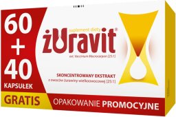 Noble Health ŻURAVIT_Suplement diety wspomagający prawidłowe działanie układu moczowego 100 kapsułek