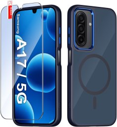 krainaGSM Etui do Samsung A17 5G CASE do MagSafe MATOWE Magnetyczne PREMIUM + Szkło
