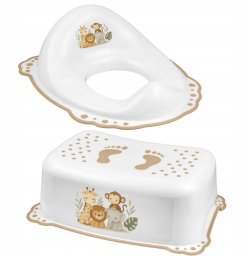 OKT Kids NAKŁADKA 2K MADAGASKAR BIAŁY/BEŻOWY