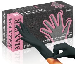 Maxter Rękawice Nitrylowe r. S / 100 szt.