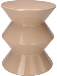 Home Styling Collection Stolik kolumna GISA, metalowy, Ø 31 cm