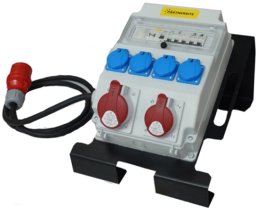 ROZDZIELNICA ELEKT.1X32A 5P,1X16A 5P,4X16A 250V, ERB32AWS1