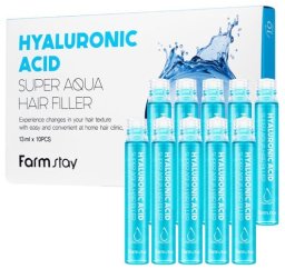 Farmstay HYALURONIC ACID hair care product, 13 ml x 10 pcs.