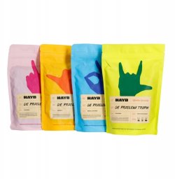 Kawa mielona HAYB Zestaw do parzenia kawy 4x250g