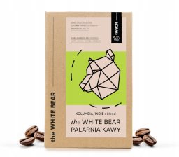 Kawa ziarnista The White Bear Kawa ziarnista Kolumbia/Indie 1kg