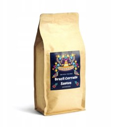 Kawa ziarnista Świeżo Palona Kawa ziarnista Brazil Cerrado Santos Natural 1kg