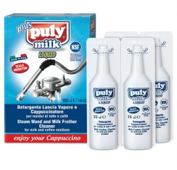 PULY CAF MILK PLUS - Płyn do czyszczenia systemów mlecznych 4x25ml