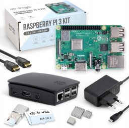 db-tronic Raspberry Pi 3 B+ zestaw startowy edycja 64GB 1 GB RAM