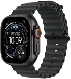 Smartwatch Apple Watch Ultra 3 GPS + Cellular 49mm Black Titanium / Ocean Band Czarny (MF0J4QR/A)