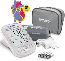 Ciśnieniomierz B.Well CIŚNIENIOMIERZ NARAMIENNY AUTOMATYCZNY AFIB Migotanie Przedsionków