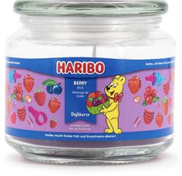 Haribo A2168 świeca Okrągły Jeżyna, Malina, Różowa Truskawka 1 szt.