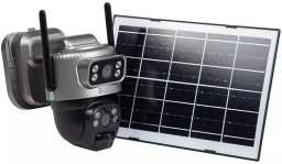 Kamera IP Blow Zewnętrzna kamera WiFi PTZ 4MP H-384 DualLens + panel słoneczny