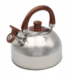 Brunbeste Czajnik stalowy z gwizdkiem tradycyjny na gaz indukcyjny srebrny 2.5L