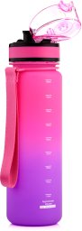 Meteor Bidon sportowy 500 ml różowy/fioletowy