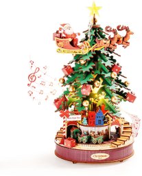 SFD RoboTime 3D drewniana układanka do muzycznych skrzynek choinkowych