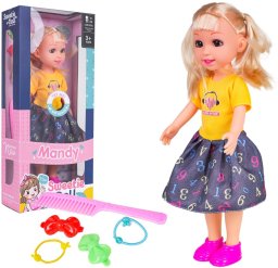 Lalka Mandy + Akcesoria