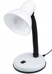 Lampka biurkowa Interlook Lampka biurkowa Biurkowe do nauki biały moc do 40 W