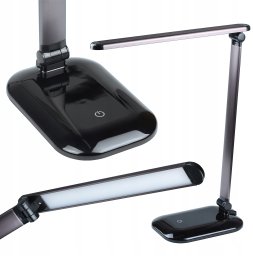 Lampka LED Biurkowa Szkolna na Biurko 3 TRYBY DOTYK REGULACJA MOCY USB