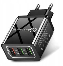 Ładowarka sieciowa CA-001-AB USB uniwersalna 3100 mA