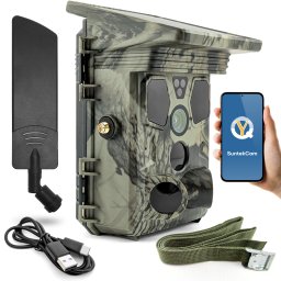 Fotopułapka Kamera Leśna Solarna Suntek HC603 PRO 4G LTE Aplikacja Diody IR