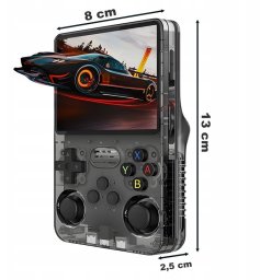 PRZENOŚNA KONSOLA R36S DO GIER RETRO 15000 GIER LINUX 64GB ORYGINALNA PL