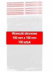 Stella Woreczki strunowe 100x150mm 100szt