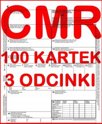 PAPIRUS List Transportowy 100 kartek - 3 odcinki - 33 komplety