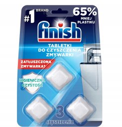 FINISH Tabletki do czyszczenia zmywarki, 3 szt.