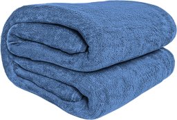 Koc 160x200 jeans Tago dwustronny miękki idealny na prezent ciepły