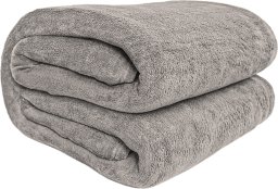 Koc dwustronny 200x220 szary Tago miękki ciepły na prezent do sypialni