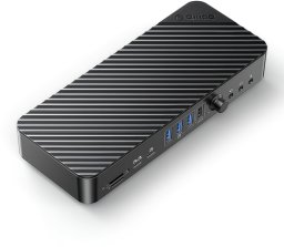 Stacja/replikator Orico USB-C 10 Gbps, 2x DP 4K, HDMI 4K, PD 60W, 36x USB-A, karty SD, audio (DKA20-V1-EU-BK-EP)
