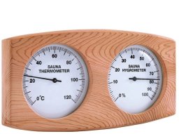 Sauna THERMOMETER WITH HYGROMETER
