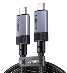 Kabel USB Ugreen USB-C - USB-C 1 m Szary (65175)