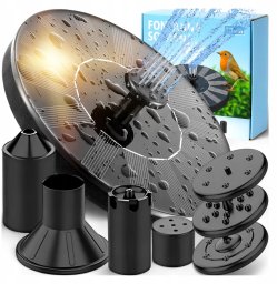 FONTANNA SOLARNA OGRODOWA PŁYWAJĄCA KANZA