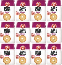 7 DAYS Bake Rools Crispy bread with bacon flavor 150 g x 12 sztuk