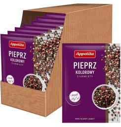 Appetita Pieprz kolorowy ziarnisty 15 g x 25 sztuk