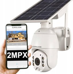 Zewnętrzna Obrotowa Kamera Solarna 2Mpx GSM ALARM