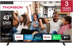 Telewizor Thomson Q70 Series Telewizor 109,2 cm (43") 4K Ultra HD Smart TV Wi-Fi Czarny