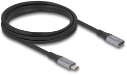 Kabel USB Delock USB-C - USB-C 2 m Czarny (81202)