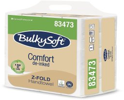 Bulkysoft Ręczniki składane Comfort Z-Fold 2w celuloza białe (15x200)