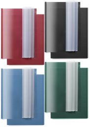 Staples Zestaw do oprawy dokumentów Dovre Express A4/4.5mm niebieski (10)