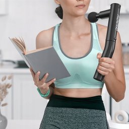 Masażer Renpho Extend Massage Gun C004 czarny black PEU-R-C004-BK PEURC004BK (PEU-R-C004-BK)