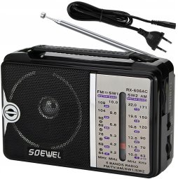 Radio Retoo Radio sieciowo-bateryjne AM E659