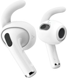 Class and Culture LLC KeyBudz EarBuddyz - silikonowe nakładki do AirPods 4. generacji, EarPods (white)