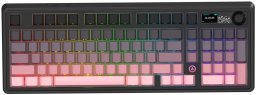 Klawiatura gamingowa mechaniczna AK980 Gift Switch-V2-Pink-Gradient-Model-With-Screen RGB